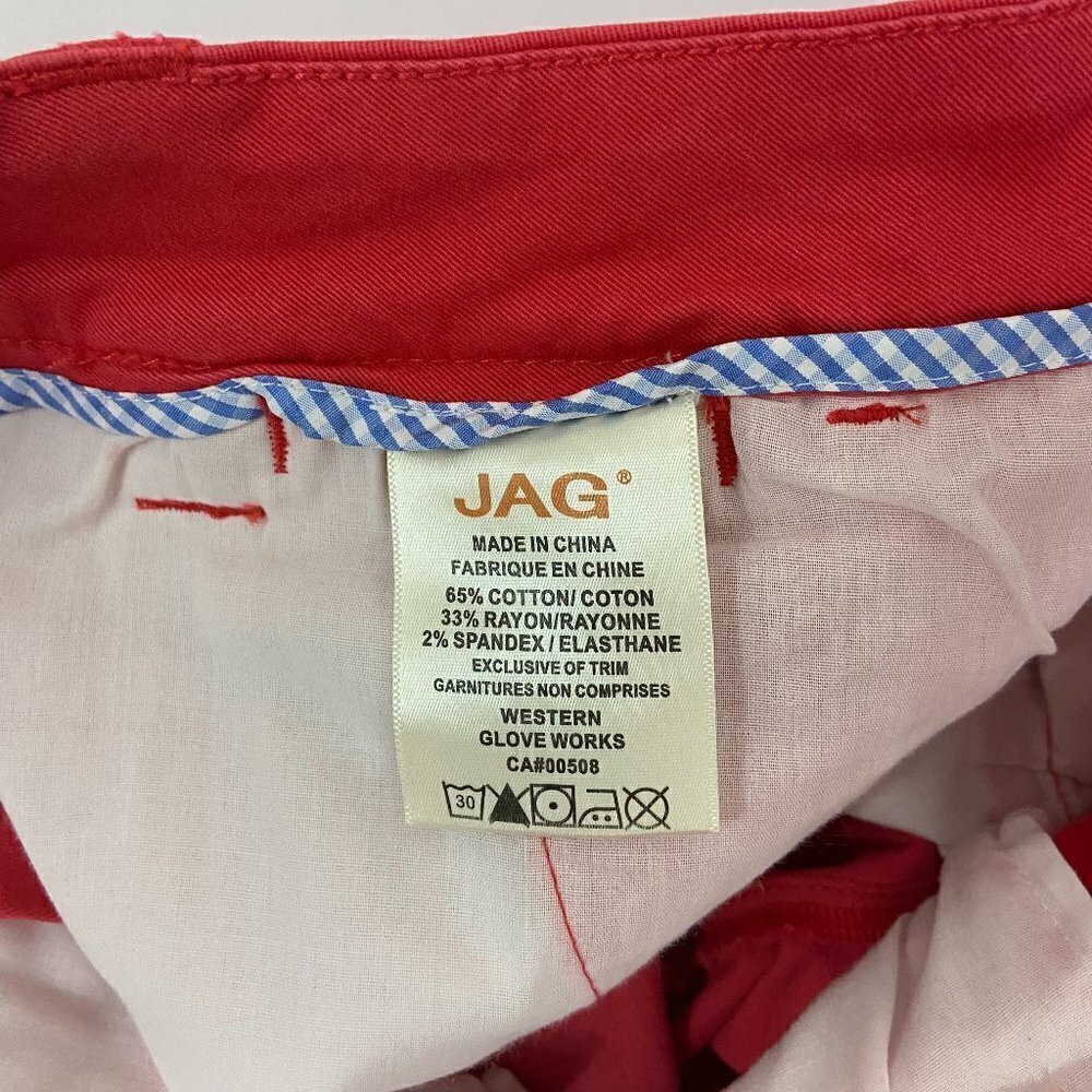 JAG Jeans Women's Size 4 (29 x 26) Mid Rise Ankle Skinny Cropped Coral - Picture 10 of 10